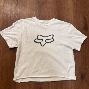 Fox Racing Women's White Crop-top